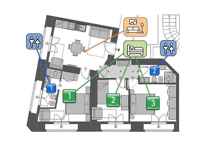 Stayeasy Filzi11 - 3 Bedrooms, 2 Baths - Station Milan